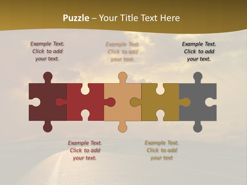 Long Landscape Travel PowerPoint Template