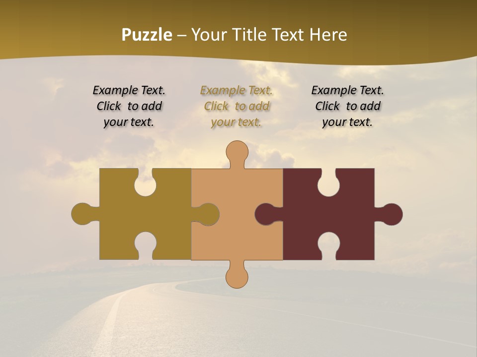 Long Landscape Travel PowerPoint Template