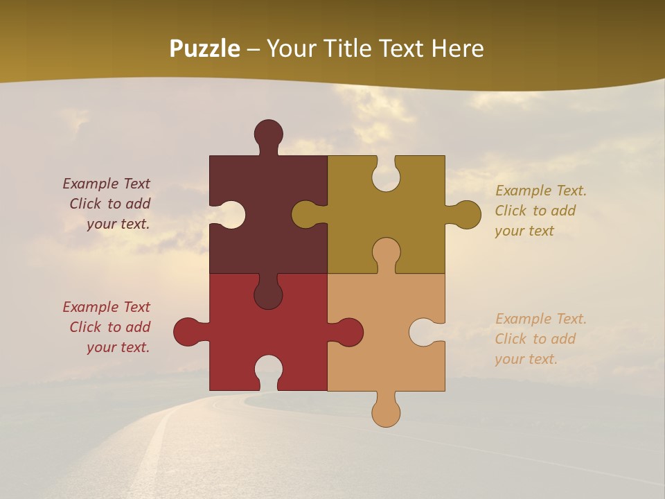 Long Landscape Travel PowerPoint Template