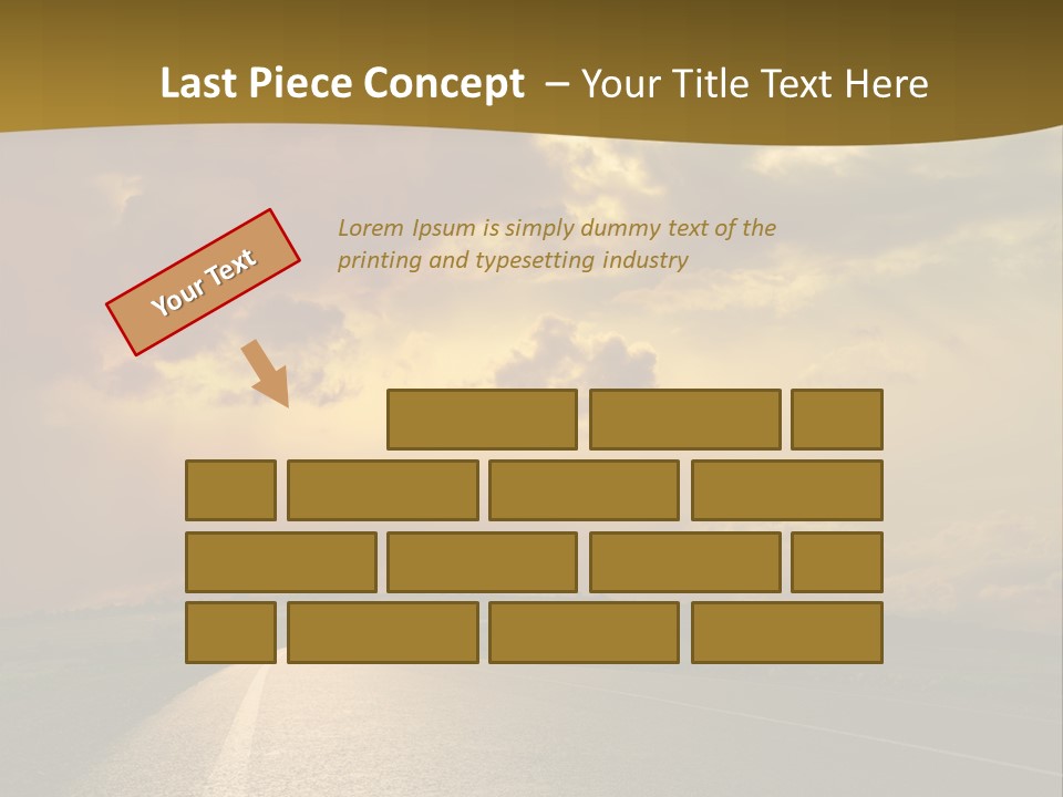 Long Landscape Travel PowerPoint Template