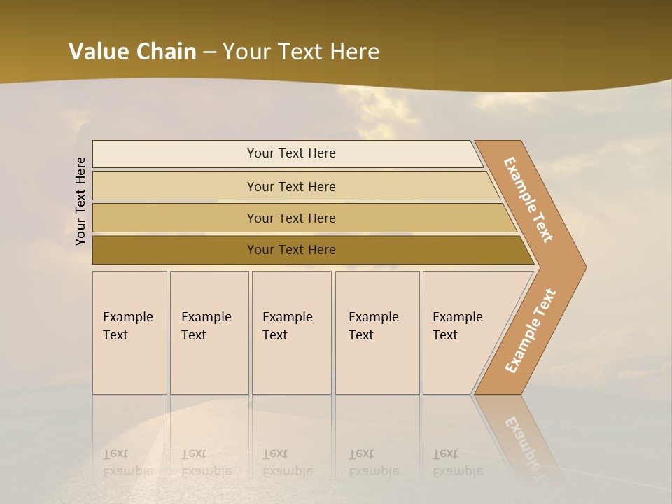 Long Landscape Travel PowerPoint Template