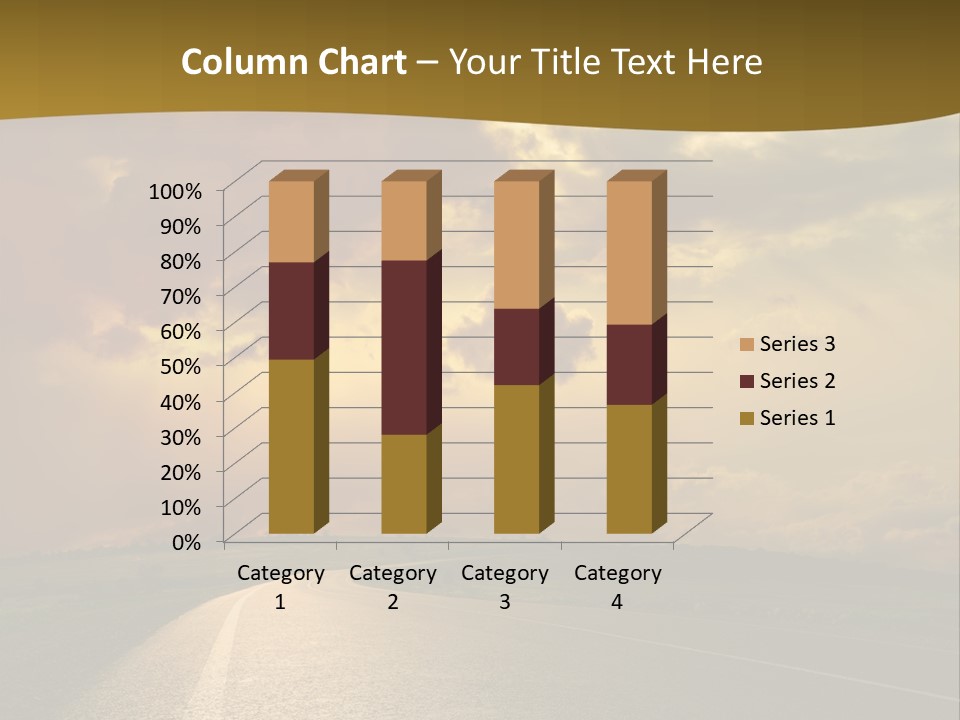 Long Landscape Travel PowerPoint Template