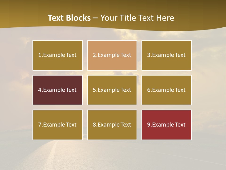 Long Landscape Travel PowerPoint Template