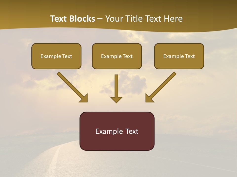 Long Landscape Travel PowerPoint Template