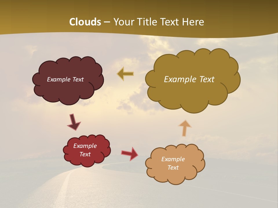 Long Landscape Travel PowerPoint Template