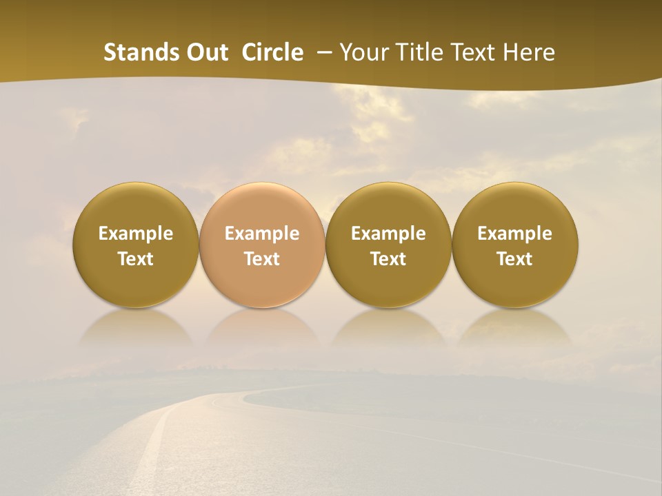 Long Landscape Travel PowerPoint Template