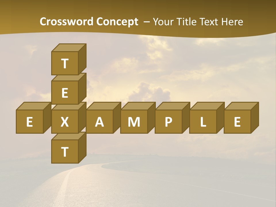 Long Landscape Travel PowerPoint Template
