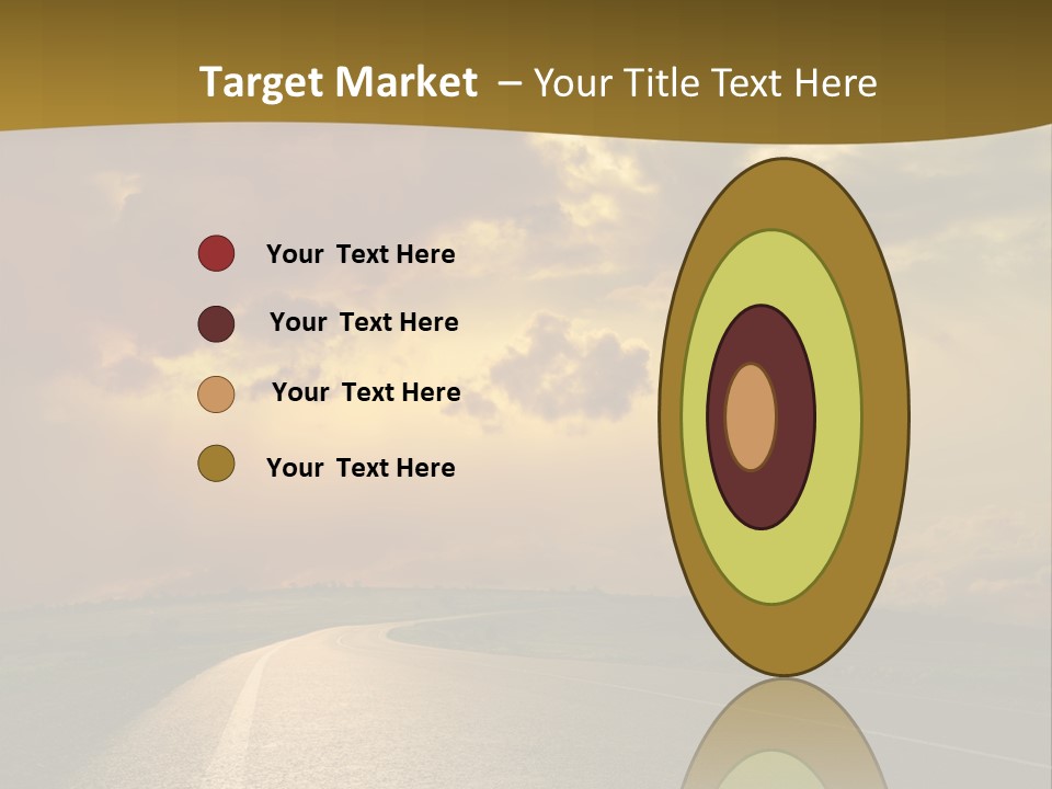 Long Landscape Travel PowerPoint Template