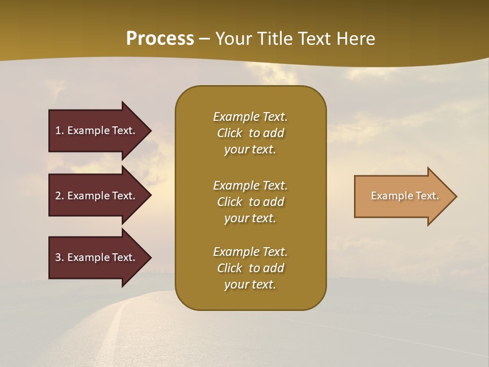 Long Landscape Travel PowerPoint Template