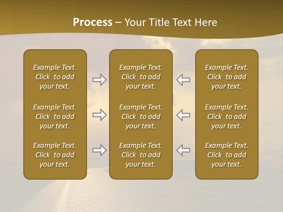 Long Landscape Travel PowerPoint Template