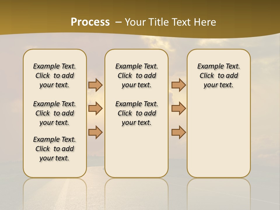 Long Landscape Travel PowerPoint Template