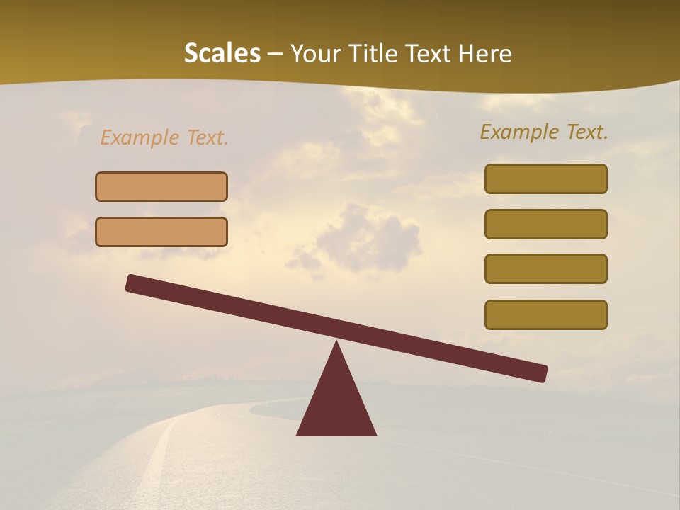 Long Landscape Travel PowerPoint Template