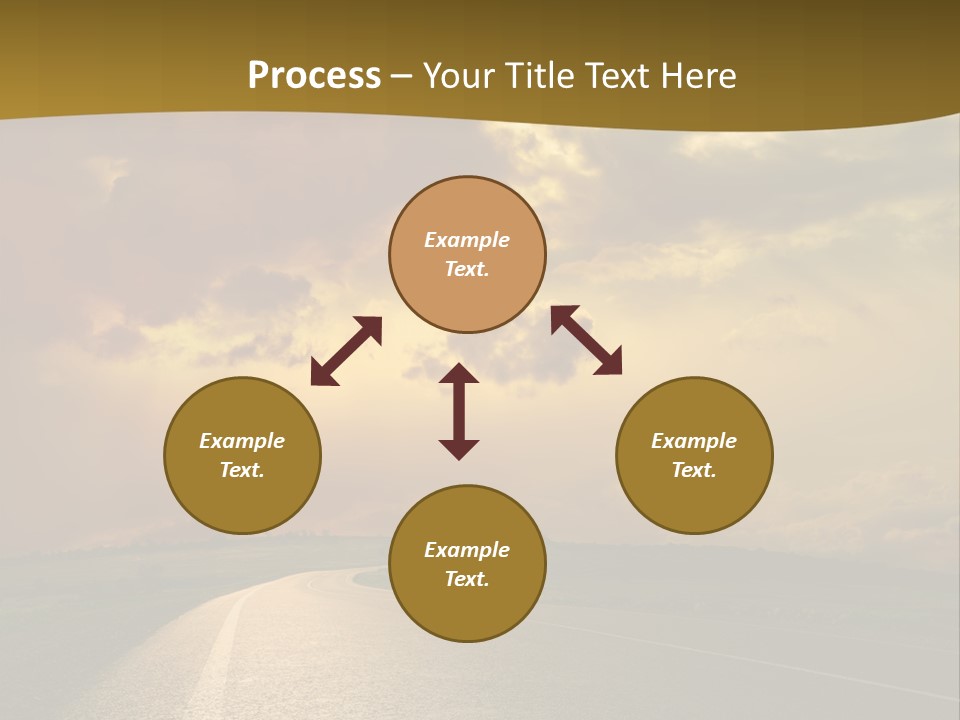 Long Landscape Travel PowerPoint Template