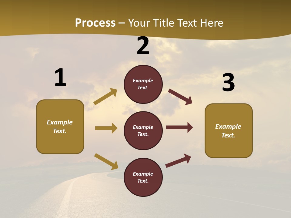 Long Landscape Travel PowerPoint Template