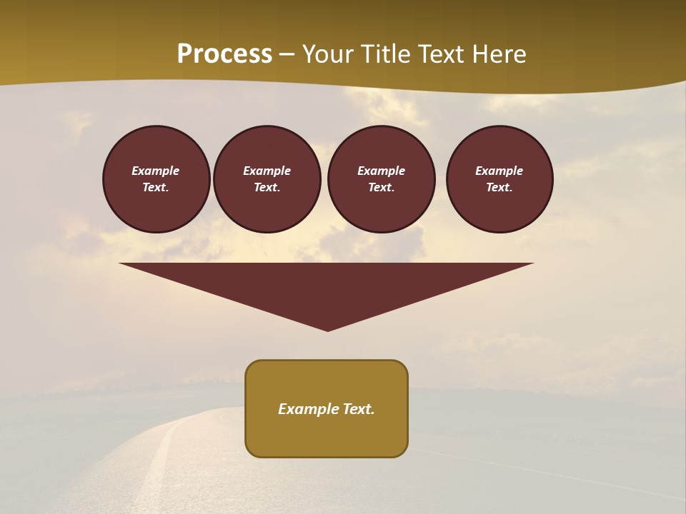 Long Landscape Travel PowerPoint Template