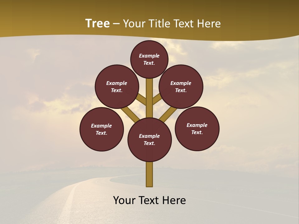 Long Landscape Travel PowerPoint Template