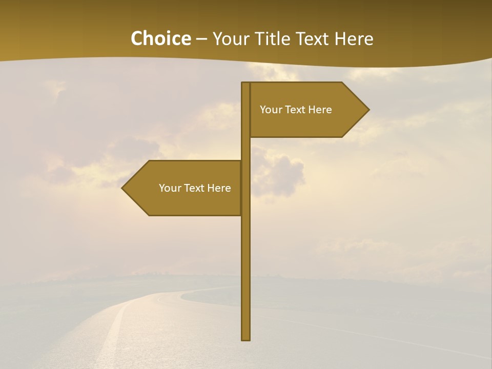 Long Landscape Travel PowerPoint Template