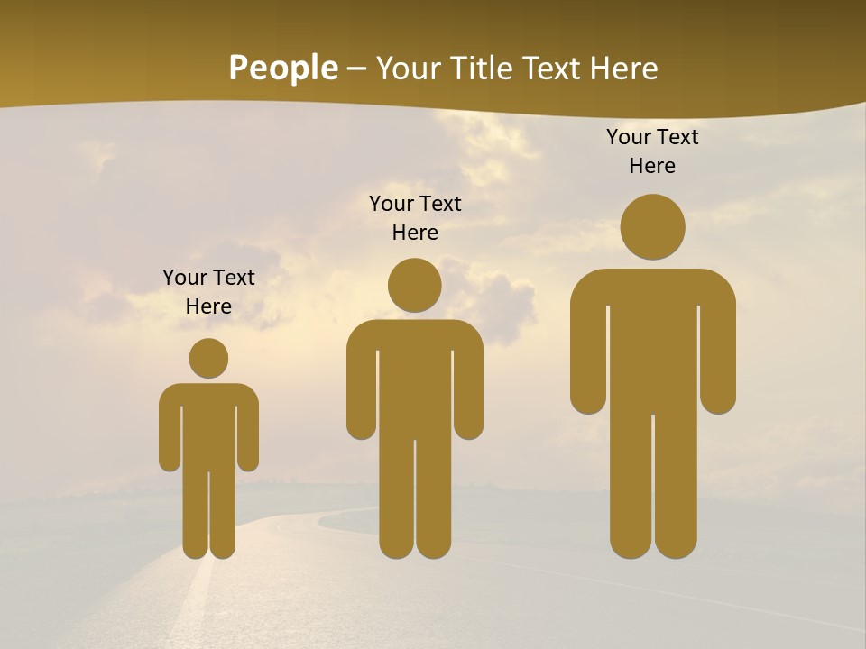 Long Landscape Travel PowerPoint Template