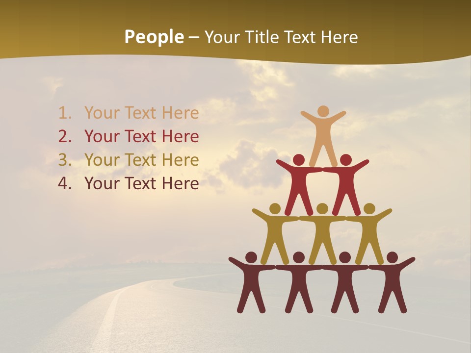 Long Landscape Travel PowerPoint Template