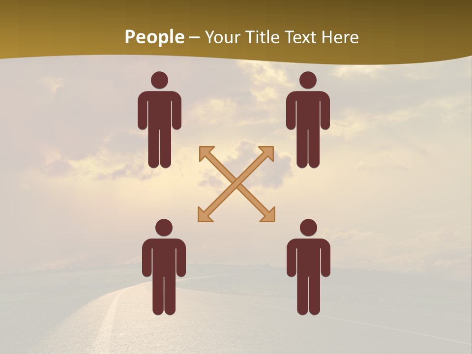 Long Landscape Travel PowerPoint Template