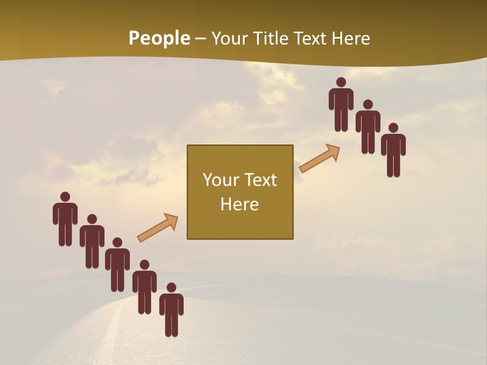 Long Landscape Travel PowerPoint Template