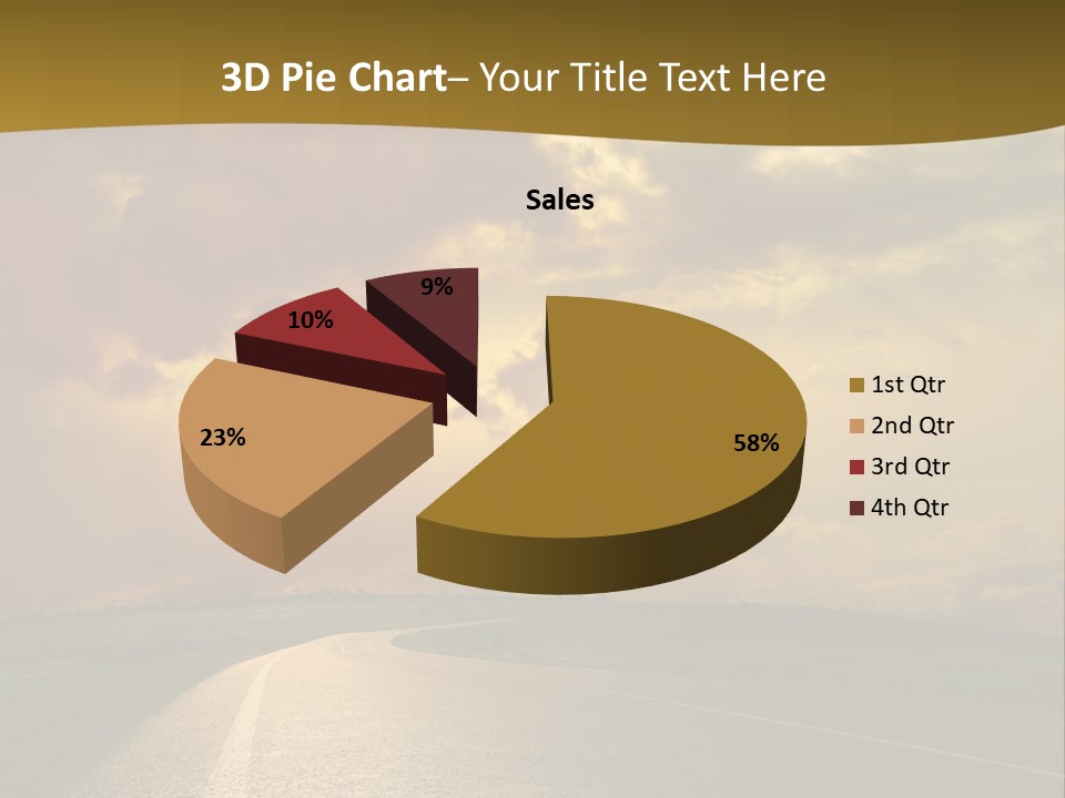 Long Landscape Travel PowerPoint Template