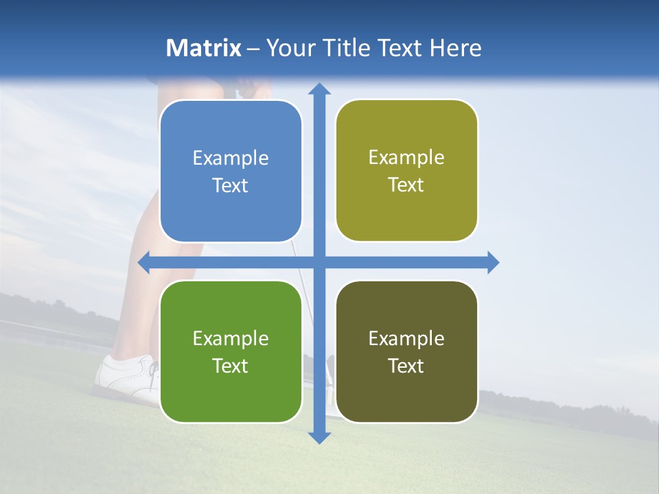 Grass Putting Course PowerPoint Template