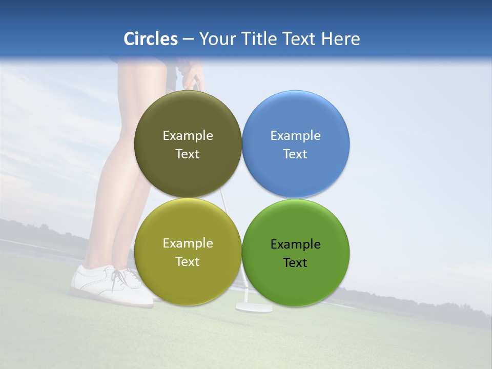 Grass Putting Course PowerPoint Template