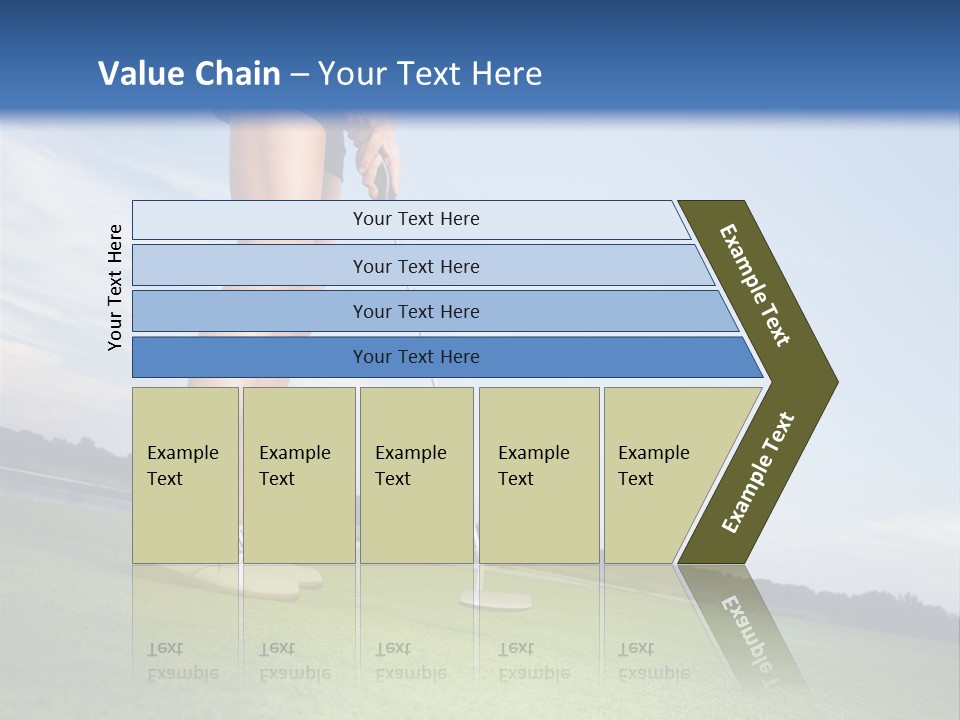 Grass Putting Course PowerPoint Template