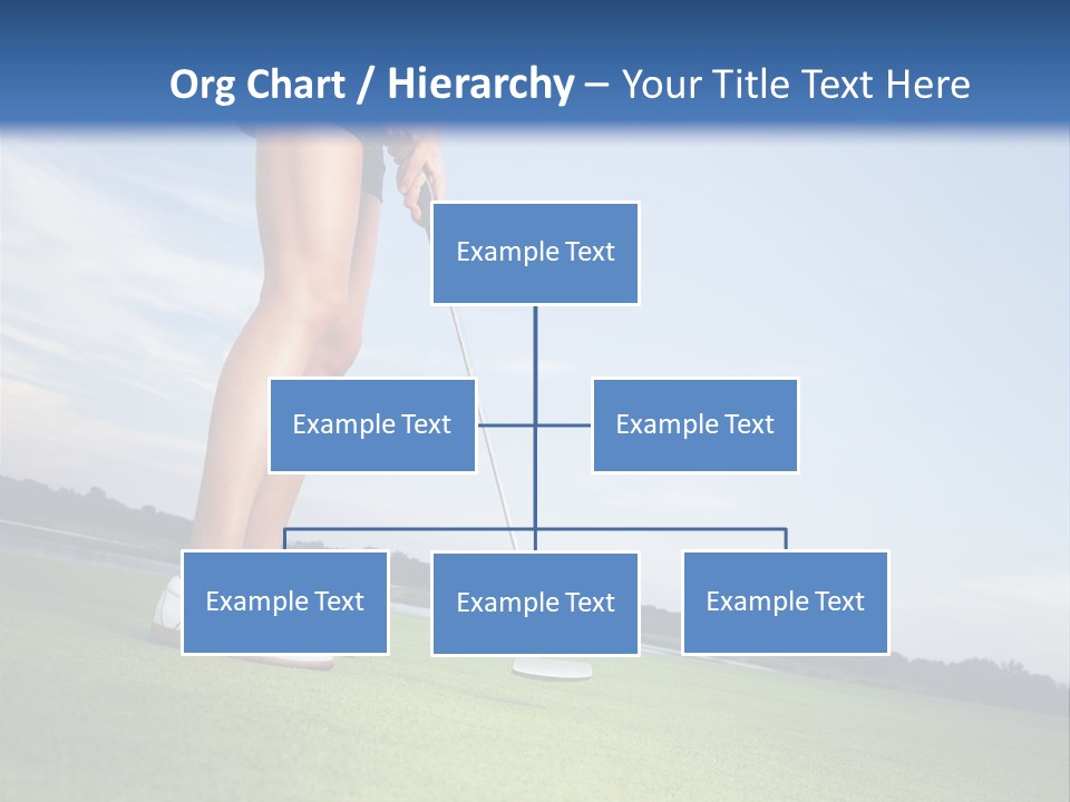 Grass Putting Course PowerPoint Template