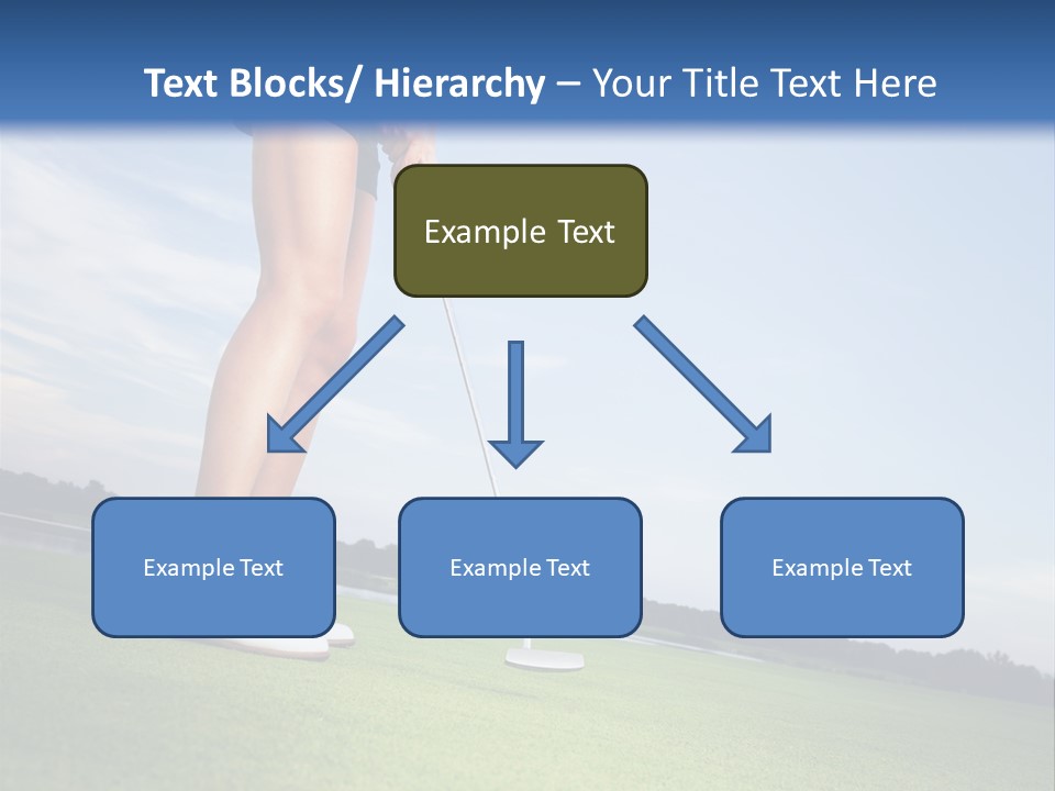 Grass Putting Course PowerPoint Template