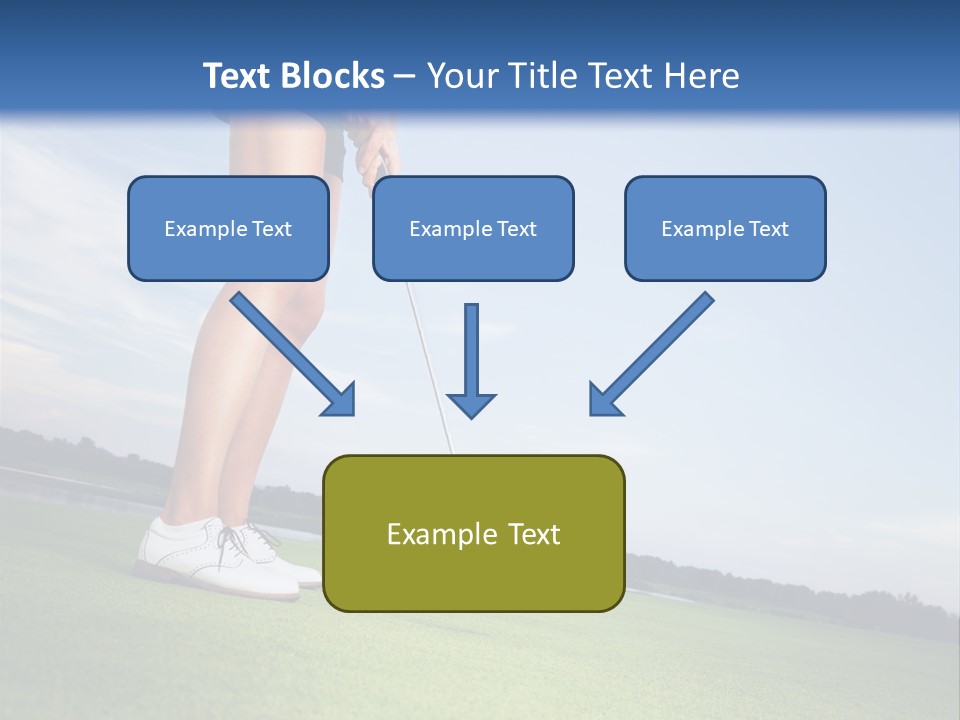 Grass Putting Course PowerPoint Template