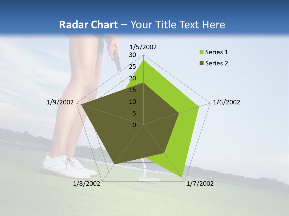 Grass Putting Course PowerPoint Template