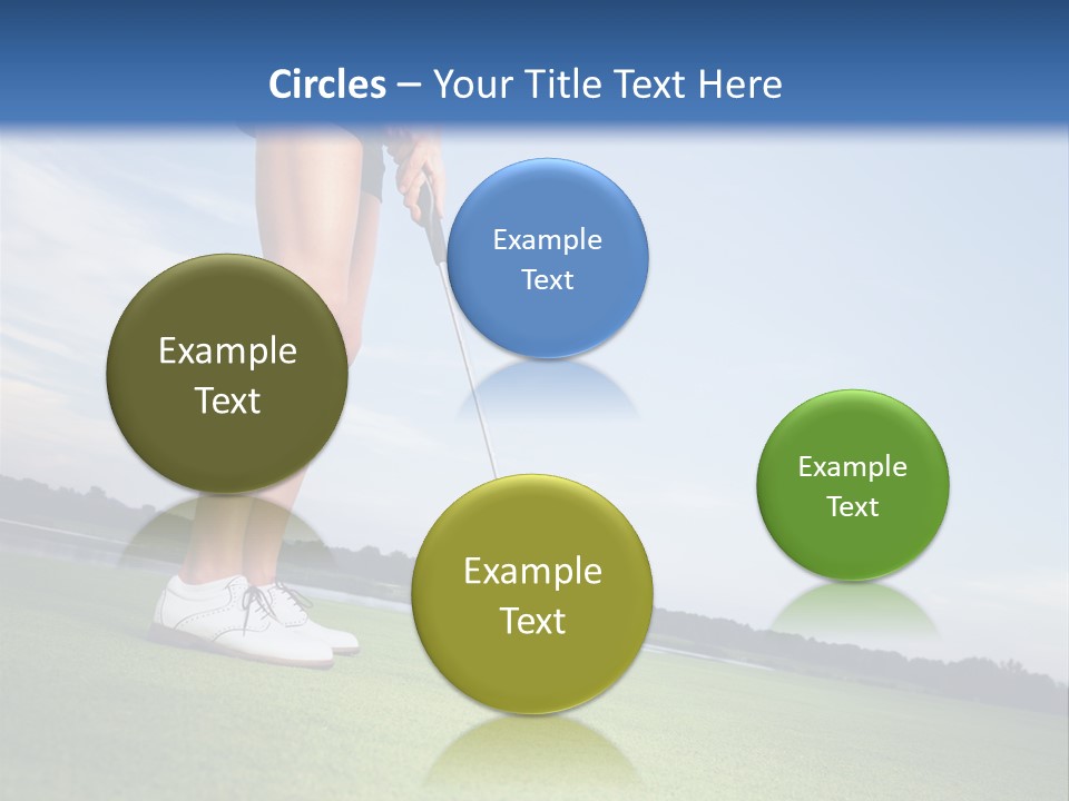 Grass Putting Course PowerPoint Template
