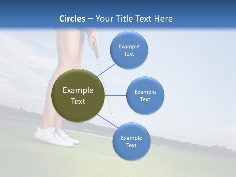 Grass Putting Course PowerPoint Template