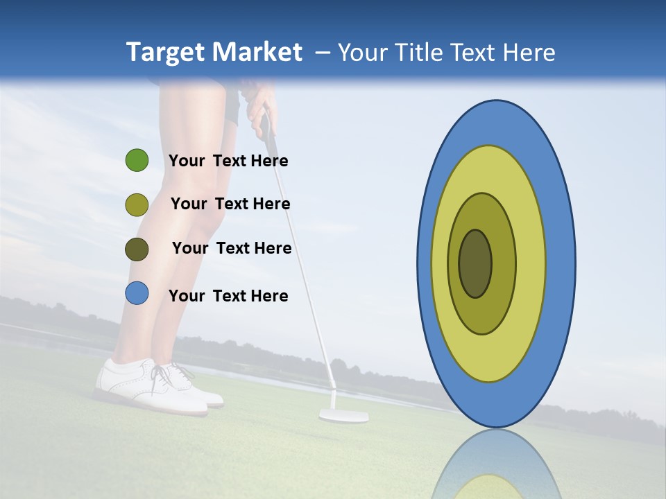 Grass Putting Course PowerPoint Template