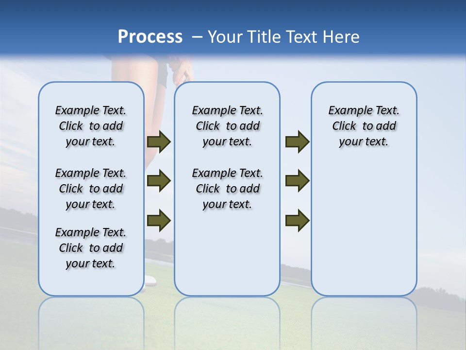 Grass Putting Course PowerPoint Template