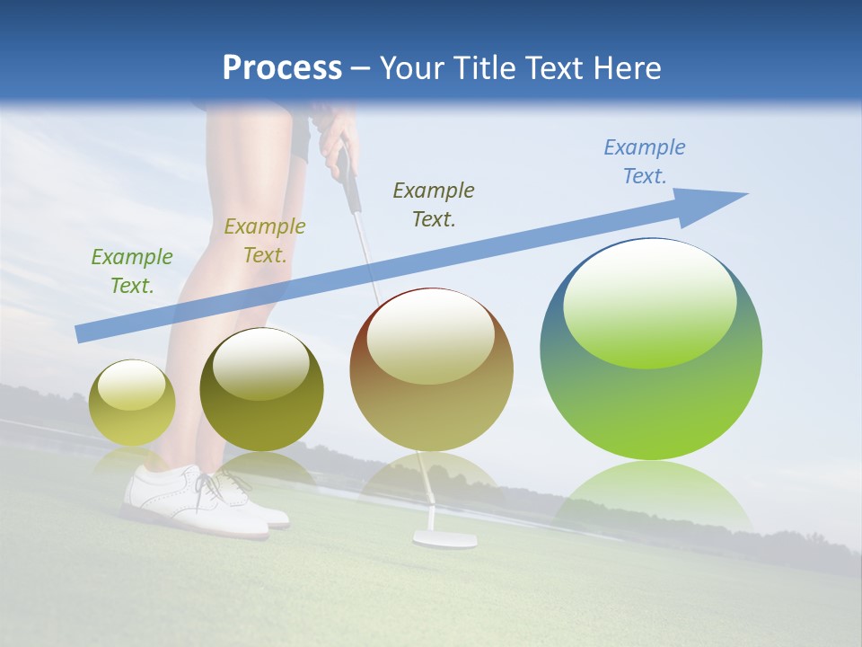 Grass Putting Course PowerPoint Template