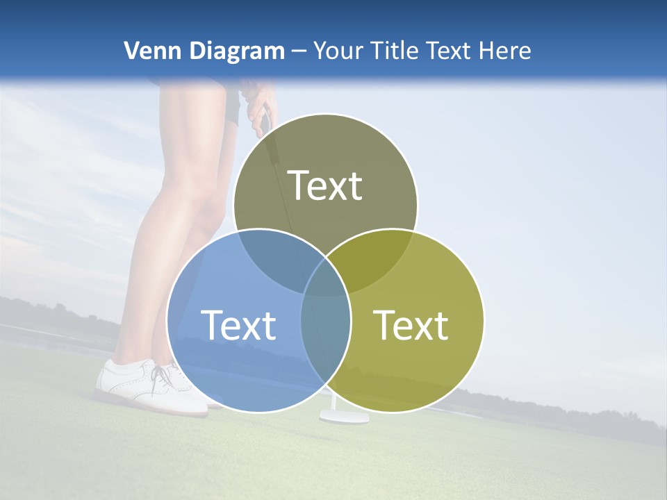 Grass Putting Course PowerPoint Template