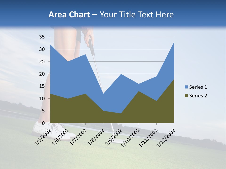 Grass Putting Course PowerPoint Template