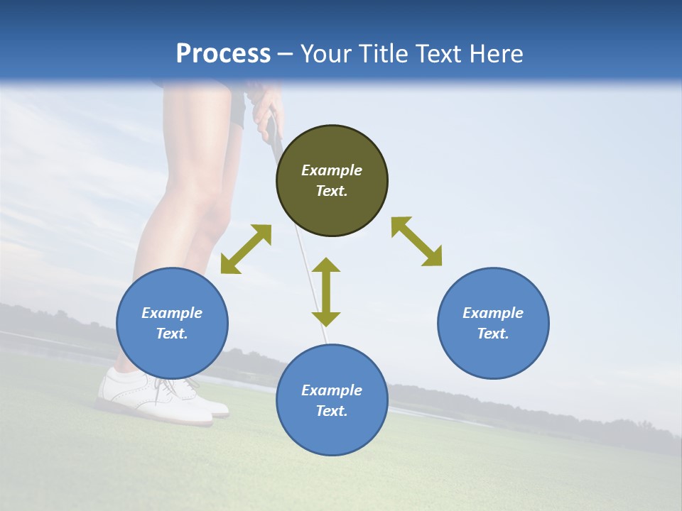 Grass Putting Course PowerPoint Template
