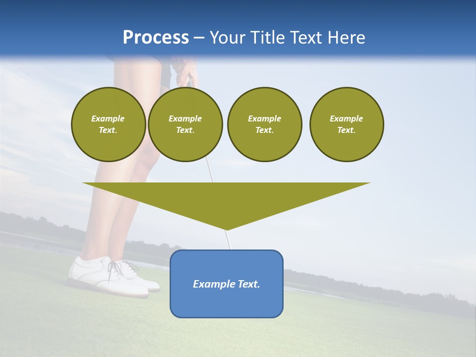 Grass Putting Course PowerPoint Template