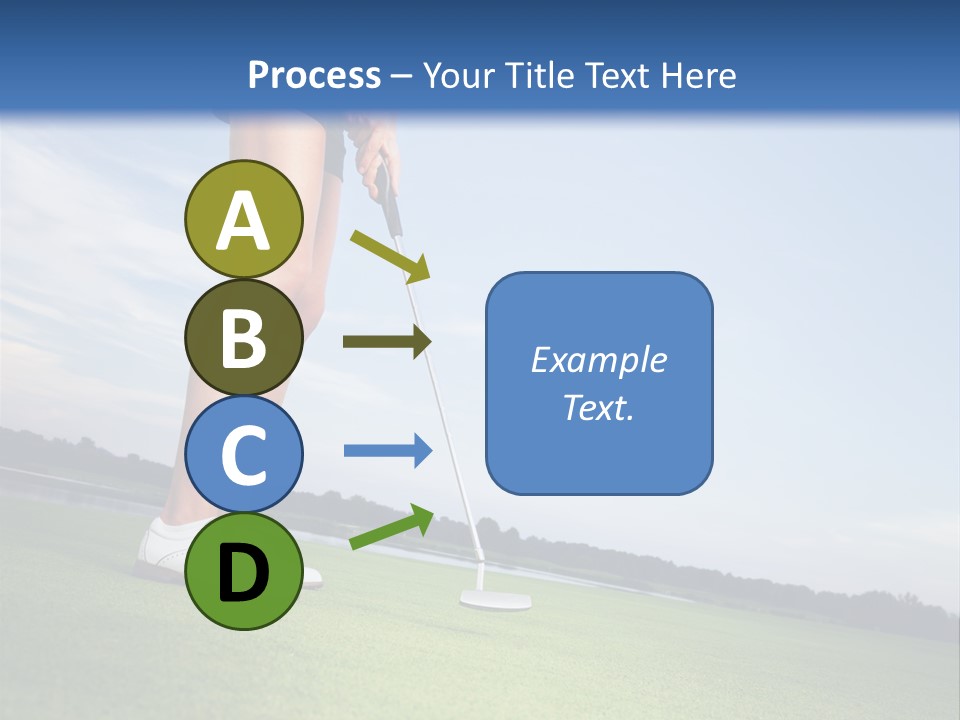 Grass Putting Course PowerPoint Template