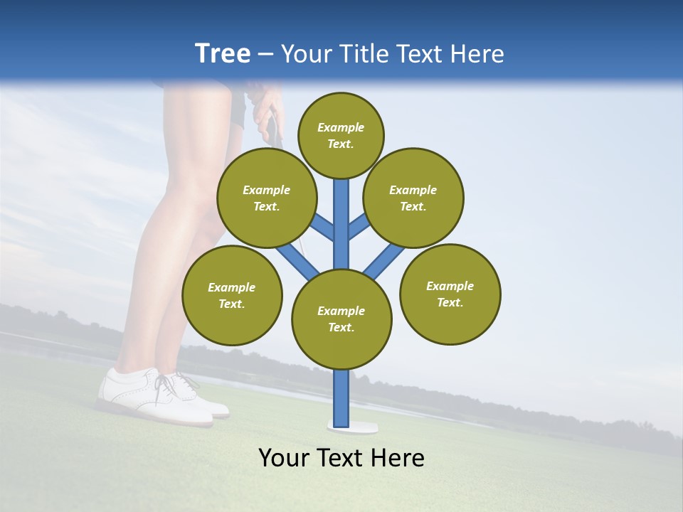 Grass Putting Course PowerPoint Template