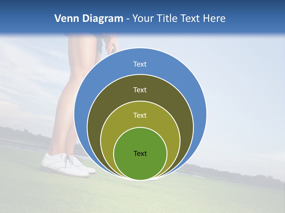 Grass Putting Course PowerPoint Template