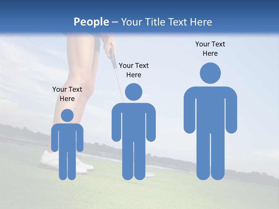 Grass Putting Course PowerPoint Template