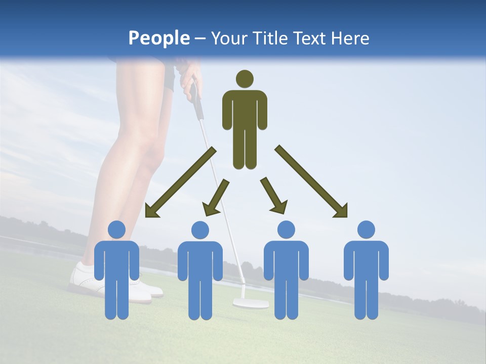 Grass Putting Course PowerPoint Template