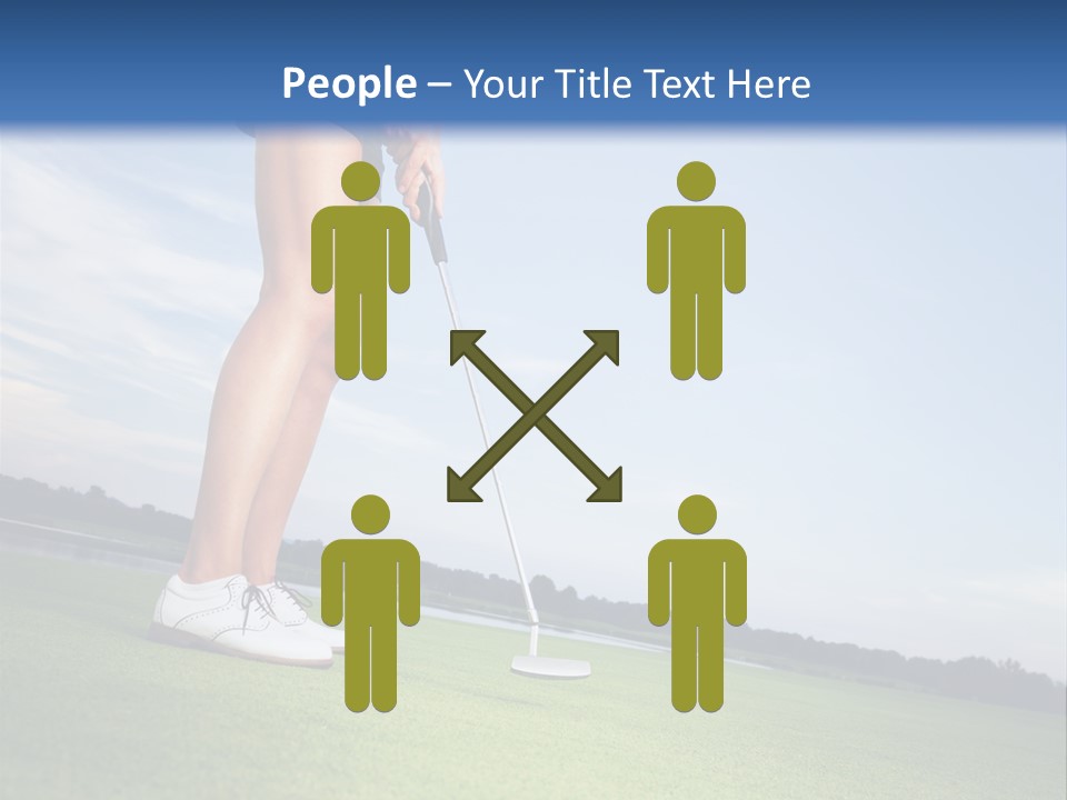 Grass Putting Course PowerPoint Template