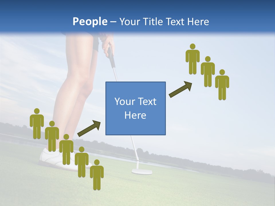 Grass Putting Course PowerPoint Template