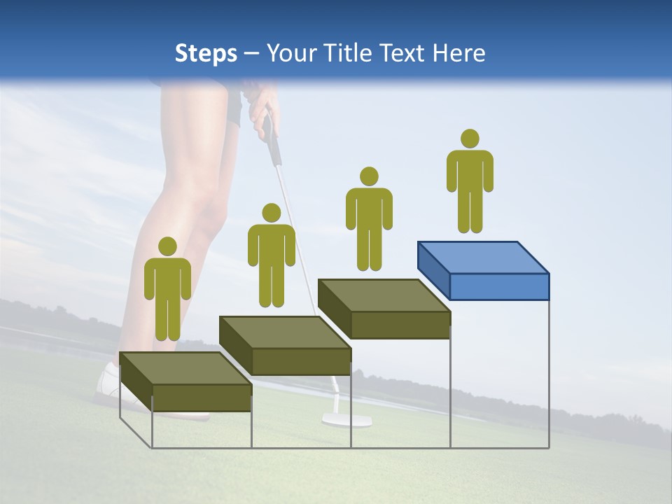 Grass Putting Course PowerPoint Template